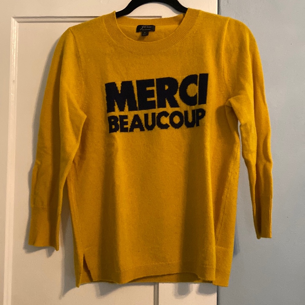 J Crew 100% Cashmere Sweater
